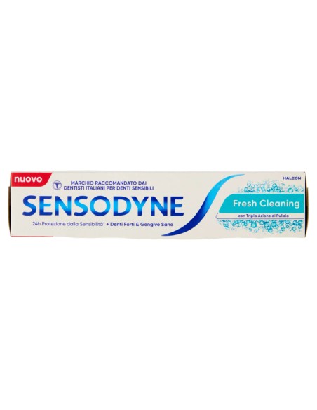 Sensodyne Dentifricio - 75ml - Fresh Cleaning - Con Tripla Azione Di Pulizia
